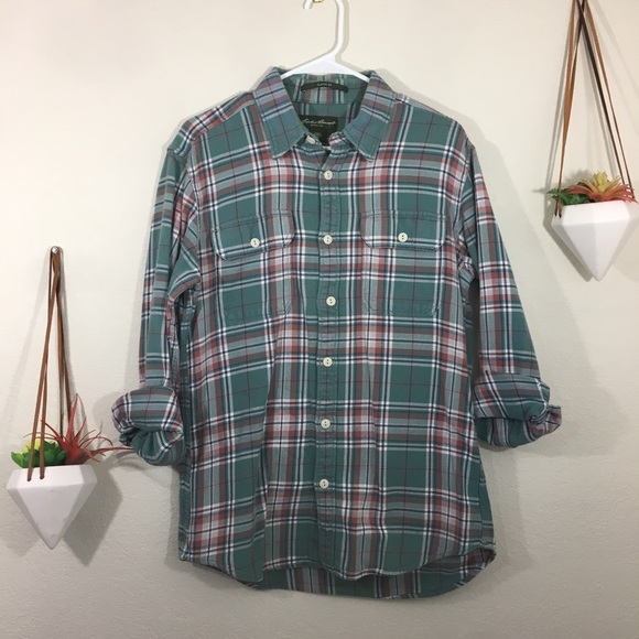 Eddie Bauer Other - Eddie Bauer flannel plaid button up shirt